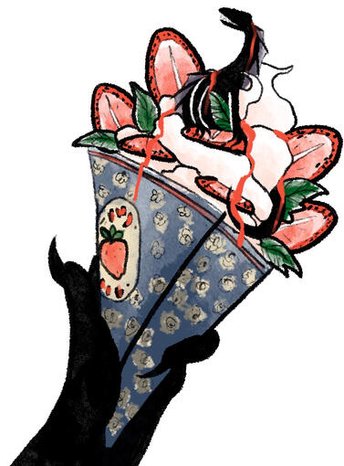 heres me if my beloved could eat me up in a yummy crepe!!