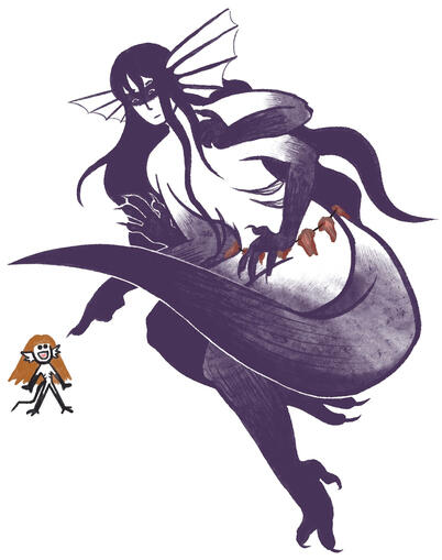 i drew this one thinking about how beautiful and big my beloved is...!!!